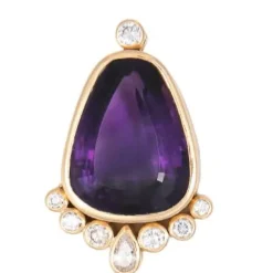 Pendentif Améthyste & Diamants