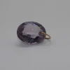 Pendentif Améthyste pourpre ovale