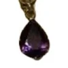 Pendentif améthyste sur chaîne