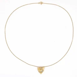 Pendentif ancien chimère diamant et sa chaine