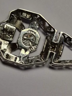Pendentif ancien en platine et or des années 1935