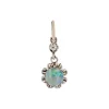 Pendentif ancien opale et diamant
