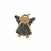 Pendentif Ange Diamants noirs