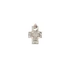 Pendentif Arkano en or blanc et or rose pavé diamants
