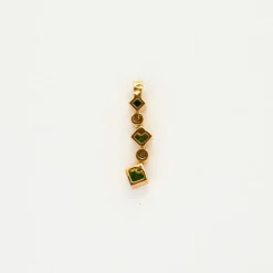 Pendentif Arlequin Tsavorite