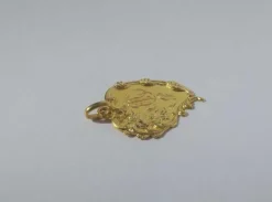 Pendentif Art Nouveau 1905 cœur rocaille