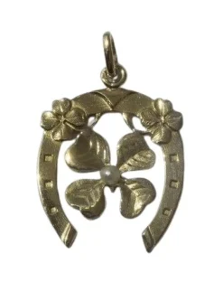 Pendentif Art Nouveau porte-bonheur