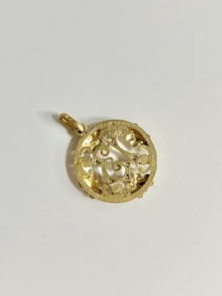 Pendentif Art Nouveau porte bonheur