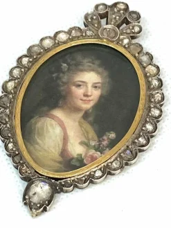 Pendentif austro-hongrois Argent Or