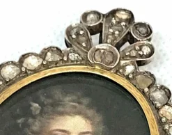 Pendentif austro-hongrois Argent Or