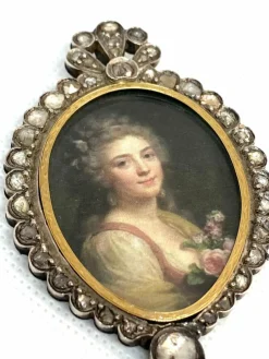Pendentif austro-hongrois Argent Or
