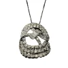 Pendentif avec Diamants. 3,5 cts.
