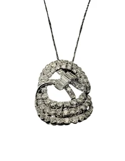 Pendentif avec Diamants. 3,5 cts.