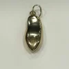 Pendentif babouche or jaune