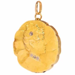 Pendentif Belle Époque diamants