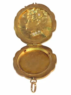 Pendentif Belle Époque diamants