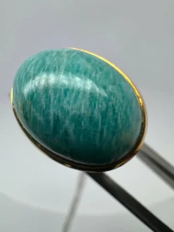 Pendentif Bouddha Or 18k & Amazonite
