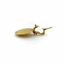 Pendentif Bouddha Orly Marcel en or jaune avec bélière en forme de fleur de diamant