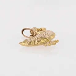 Pendentif breloque or jaune canard