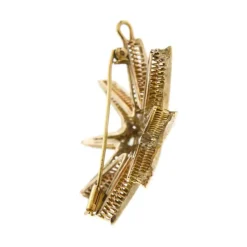 Pendentif broche Etoile diamants