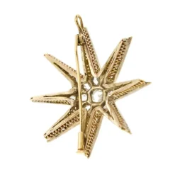 Pendentif broche Etoile diamants