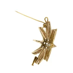 Pendentif broche Etoile diamants