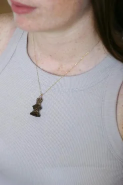 Pendentif cachet quartz fumé