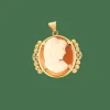 Pendentif Camée or jaune