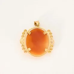 Pendentif Camée or jaune