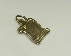 Pendentif capricorne or jaune
