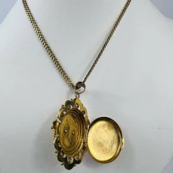 Pendentif Cassolette Or Perle de Culture