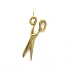 Pendentif Charm Ciseaux - Or jaune