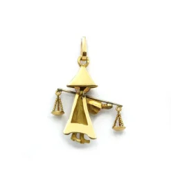 Pendentif Charm Paysan - Or jaune