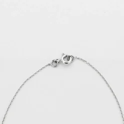 Pendentif circulaire en or blanc et diamants