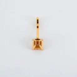 Pendentif Citrine Diamant