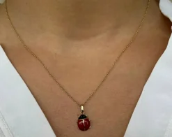 PENDENTIF COCCINELLE