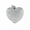 Pendentif Coeur Diamants