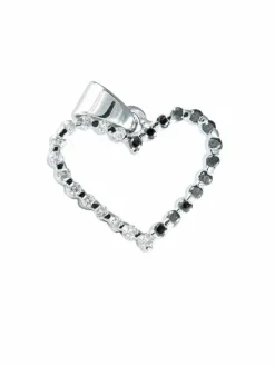 Pendentif Coeur Diamants