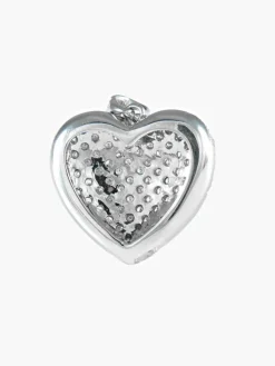 Pendentif Coeur Diamants