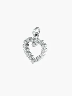Pendentif Coeur Diamants