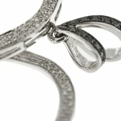 Pendentif coeur diamants