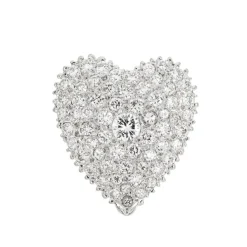Pendentif Coeur Diamants 2ct