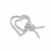 PENDENTIF "COEUR" OR & DIAMANTS