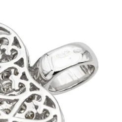 Pendentif Coeur Or blanc Diamant