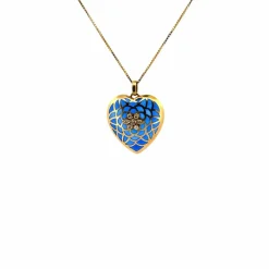 Pendentif Coeur Or Jaune 18k & Diamants