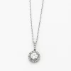 Pendentif collier diamants