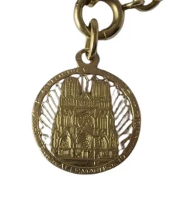 Pendentif commémoratif Cathédrale de Reims en or