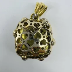 Pendentif Croisé Or Oxydes