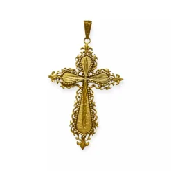 Pendentif Croix à fleurs de lys