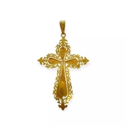 Pendentif Croix à fleurs de lys